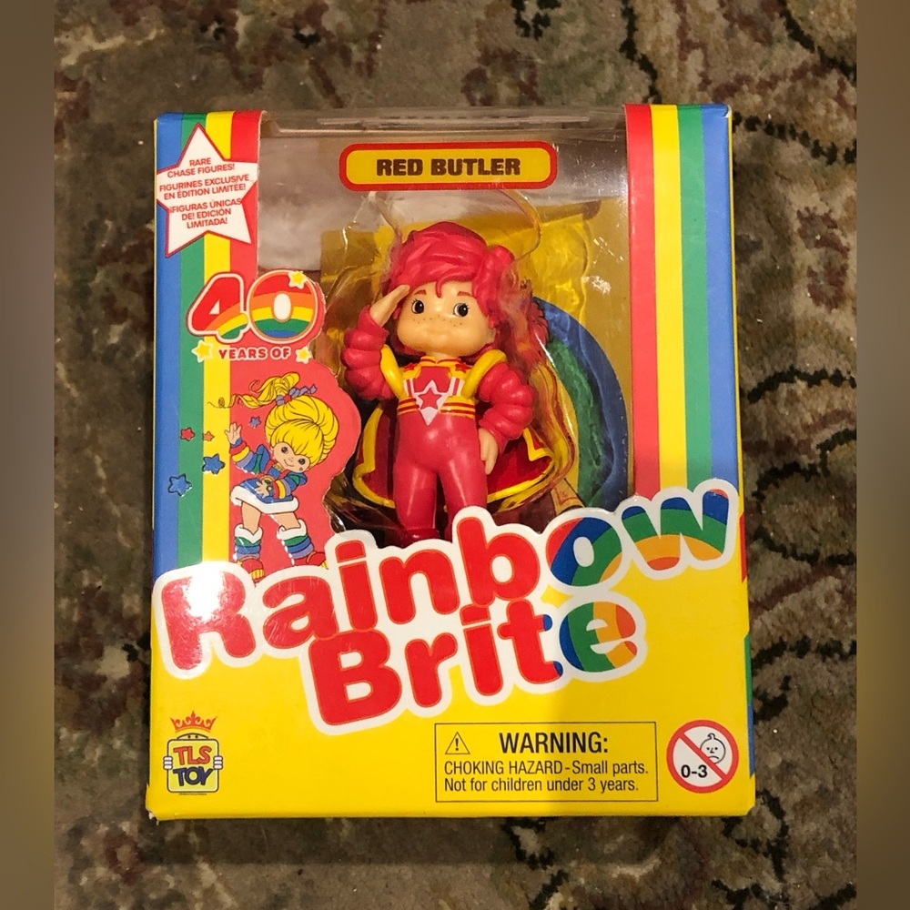 Rainbow Brite 40th Anniversary Red Butler Mini Figure CheeBee TLS Toy